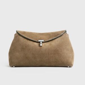 TOTEME t-lock medium bag in Tobacco